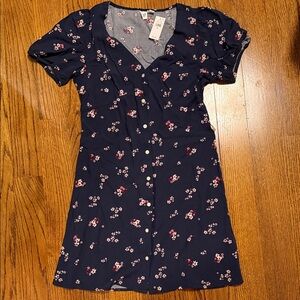 Floral Button-Up Dress